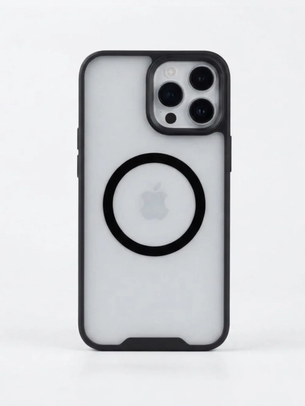 Magnetic Card Holders Flip Clear Back Phone Case for iPhone 16
